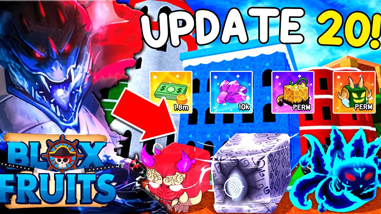 ROBLOX BLOX FRUITS UPDATE 20 New Fruits in 2023